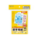 サンワサプライ マルチはがきサイズカード・厚手 (増量) JP-MT02HKN-1 【×5セット】 【お徳用 まとめ買い お買い得 業務用 割引 セット販売】 プリンタ PCサプライ・消耗品 コピー用紙・印刷用紙 コピー用紙 名刺用紙 ラベル 紙