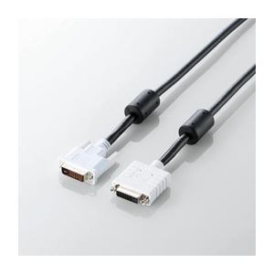 ELECOM エレコム DVI延長ケーブル (アナログ / デジタル) CAC-DVIE10BK 【×2セット】 【お徳用 まとめ買い お買い得 業務用 割引 セット販売】