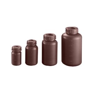 【お徳用 まとめ買い セット販売】 ポリ遮光瓶(広口) 中栓付S-1000W【×20セット】