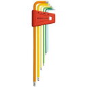 PB SWISS TOOLS 212LH-5RB ボール付 ロング 六角レンチ セット パックナシ 工具 ツール DIY 作業工具 道具 レンチ