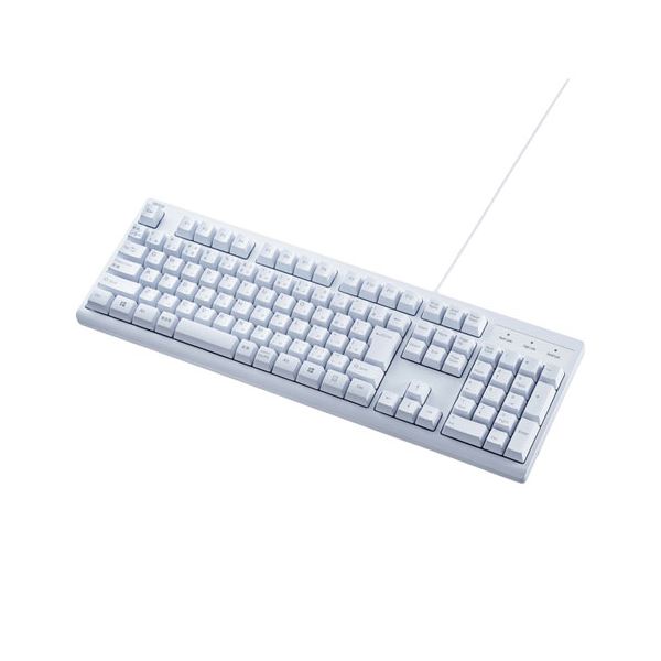 サンワサプライ 日本語109キーボード SKB-109UW 文字の耐久性に優れたレーザー印刷を採用デジタル家電 家電 パソコン・周辺機器 キーボード・テンキー