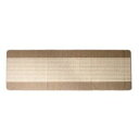 【18個セット】 洗いやすいキッチンマット / フロアマット 【ベージュ】 45×180cm 薄手ループタイプ 日本製 『優踏生』 【お徳用 まとめ買い お買い得 業務用 割引 セット販売】 キッチン用品・食器・調理器具 日用雑貨・キッチン用品 キッチン 食器 キッチンマット
