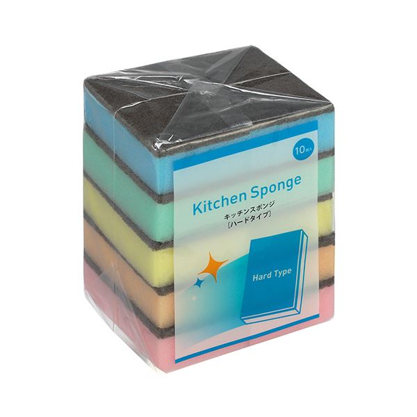 TANOSEE 【お徳用セット】 TANOSEE キッチンスポンジ ハード 1パック （10個） 【×20セット】 【お徳用..
