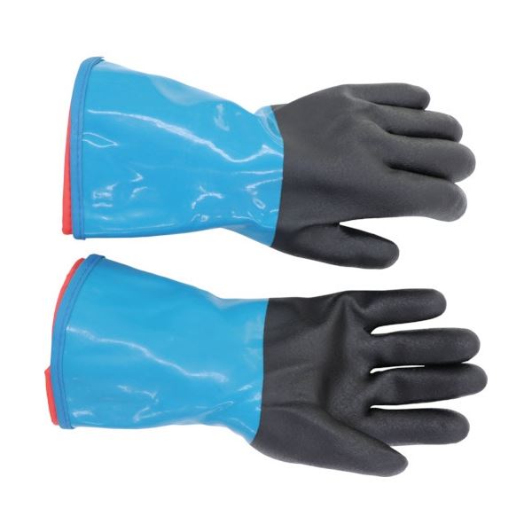 三重化学工業 ミエローブ ハイブリッドパイルミット L ブルー / ブラック NO.738-L 1双 【×3セット】 【 セット販売 まとめ買い 割引 】