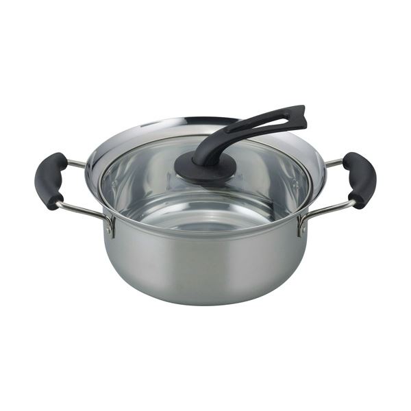 和平フレイズ コボレーズ IH対応両手鍋22cm KR-7865 1個 【 キッチン用品・食器・調理器具 日用雑貨・キッチン用品 キッチン 鍋・フライパン 圧力鍋 】
