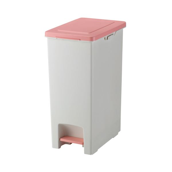 ペダルペール45 ピンク1台 【×5セット】 【お徳用 まとめ買い お買い得 業務用 割引 セット販売】 ( 掃除用品 事務用品 清掃 オフィス用品 日用品雑貨 ゴミ箱 ダストボックス お掃除 )