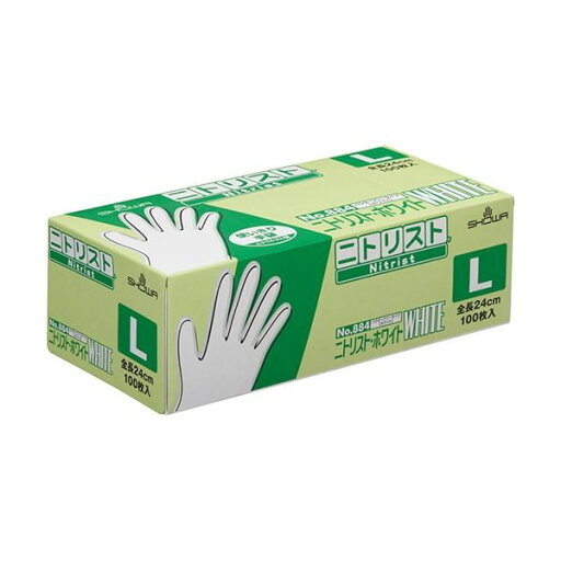 ショーワグローブ No.884 ニトリスト・ホワイト パウダーフリー Lサイズ NO.884-L 1箱 (100枚)( 掃除用品 文房具・事務用品 生活雑貨 オフィス用品 日用品雑貨 日用消耗品 文房具 お掃除 ) ショーワグローブ No.884 ニトリスト・ホワイト パウダーフリー Lサイズ NO.884-L 1箱 (100枚)( 掃除用品 文房具・事務用品 生活雑貨 オフィス用品 日用品雑貨 日用消耗品 文房具 お掃除 )