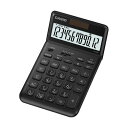 カシオ デザイン電卓 12桁ジャストタイプ ブラック JF-S200-BK-N 1台 【×2セット】 【お徳用 まとめ買い お買い得 業務用 割引 セット販売】 日用品雑貨・文房具・手芸 文房具・事務用品 文具 オフィス用品 文房具 事務用品 電卓(2)