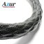 Azur ハンドルカバー デリカD5 ステアリングカバー ラメブラック M（外径約38-39cm） XS55A24A-M