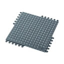 CHECKERS NOTRAXモジュラー式 マット ディーフレックス 耐油タイプ 約450×450mm ブラック 572S1818BL 1枚 カーペット マット タイルカーペット ジョイントマット ラグ(3)