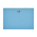リヒトラブ AQUA DROPs クリヤーケース A4ヨコ 青 F-5303-8 1枚 【×10セット】 【お徳用 まとめ買い お買い得 業務用 割引 】 文房具・事務用品 オフィス用品 ファイル・バインダー クリアケース・クリアファイル