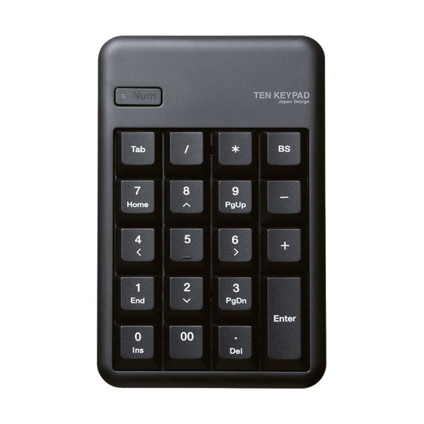 ELECOM 【まとめ買い 5個セット】 エレコム 2.4GHzワイヤレステンキーパッド ブラック TK-TDM017BK 1個 【×5セット】 【お徳用 まとめ買い お買い得 業務用 割引 セット販売】