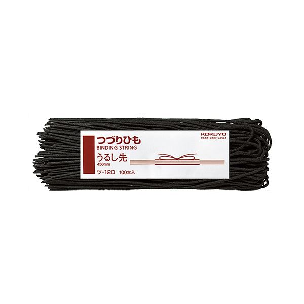 KOKUYO コクヨ 【お徳用セット】 コクヨ つづりひも 450mm うるし先 スフ糸16本織 ツ-120 1パック (100本) 【×30セット】 【お徳用 まとめ買い お買い得 業務用 割引】 文房具・事務用品 オフィス用品 ファイル バインダー クリアケース クリアファイル