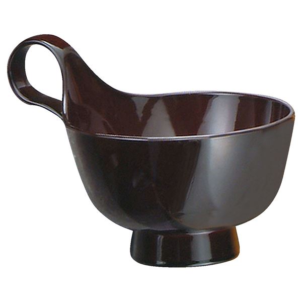 トッティー渦型汁椀 / お椀 【総溜 TA】 130×104×65mm 日本製 食洗機対応 〔和食 レストラン 居酒屋 店舗 業務用 キッチン 厨房 お店〕 【 キッチン用品・食器・調理器具 日用雑貨・キッチン用品 食器・カトラリー・グラス お椀 皿 】