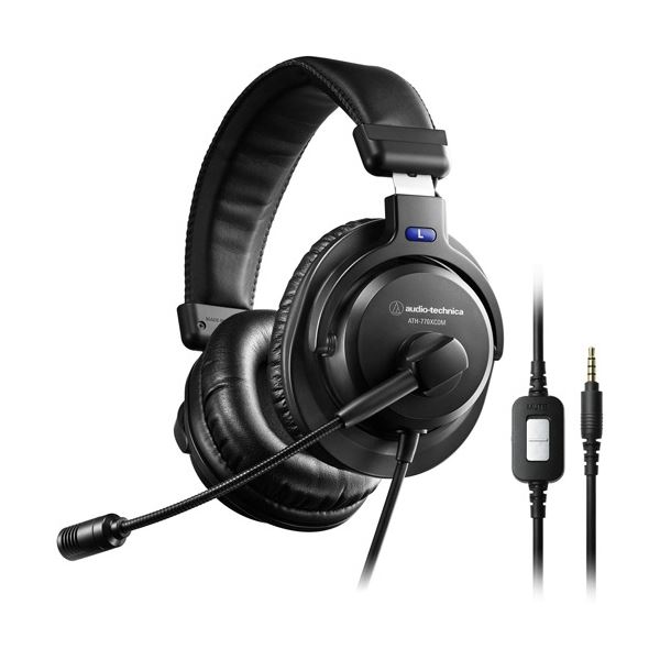 オーディオテクニカ ステレオヘッドセット ATH-770XCOM 1個 密閉型ヘッドホンで雑音をシャットアウト。デジタル家電 家電 パソコン・周辺機器 AV・音響機器 ヘッドセット