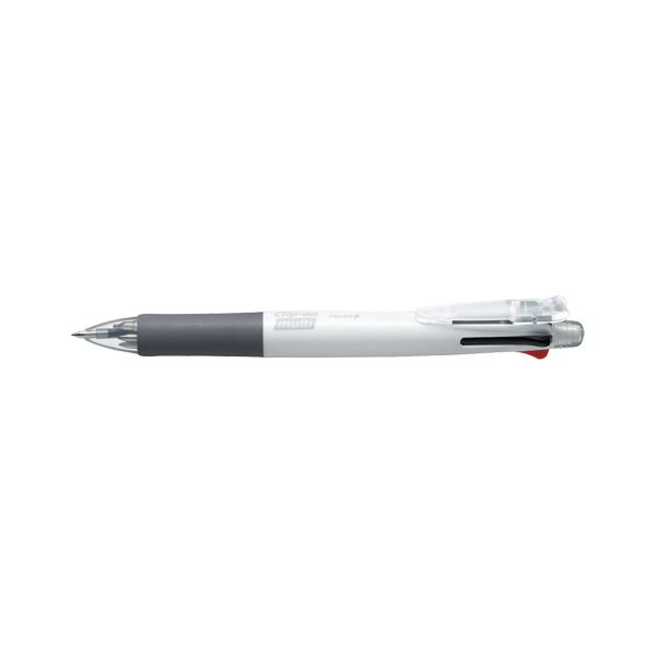 【セット販売】 ゼブラ クリップオンマルチ 4色ボールペン0.7mm（黒・赤・青・緑）+シャープ0.5mm 白 【×10セット】