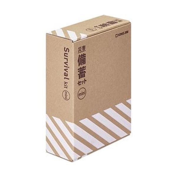 （まとめ:セット販売）キングジム 災害備蓄セットミニMNS-200 1箱【×10セット】 3