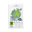 シモジマ LDポリ 025E 45L 半透明 10枚入 【×50セット】 【お徳用 まとめ買い お買い得 業務用 割引 セット販売】 ( 掃除用品 文房具・事務用品 生活雑貨 オフィス用品 日用品雑貨 日用消耗品 文房具 お掃除 )