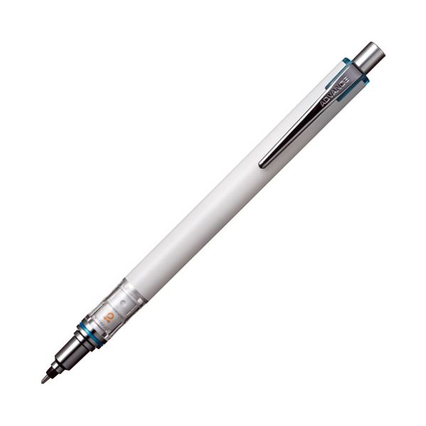 (まとめ）三菱鉛筆 クルトガアドバンス0.5 ホワイト M55591P.1【×10セット】