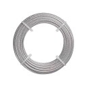 TRUSCO ステンレスワイヤーロープ Φ1mm×10m CWS-1S10 1巻 【×3セット】 【お徳用 まとめ買い お買い得 業務用 割引 セット販売】 ( 掃除用品 文房具・事務用品 生活雑貨 オフィス用品 日用品雑貨 日用消耗品 文房具 お掃除 )