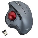 Digio2 無線 角度可変親指トラックボール 5ボタン / 光学式 グレー MUS-TRIF180GY(2)