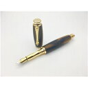 銘木材 万年筆/文房具 【黒柿 くろがき】 日本製 中太字 文具 オフィス用品 ステーショナリー