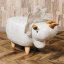 恐竜モチーフのスツール Triceratops (トリケラトプス)ベージュ インテリア・収納 家具 インテリア・家具 椅子 スツール・ベンチ 【椅子 チェアー 業務用 PC オフィス オフィスチェアー チェア 会議室 PCチェアー】(3)