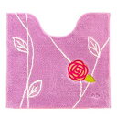 【25個セット お徳用セット】 オカ エトフトリア トイレマット 60×55cm パープル 【お徳用 まとめ買い お買い得 業務用 割引 セット販売】 (掃除 トイレ用品 トイレ用洗剤 トイレ 便座カバー トイレマット トイレ清掃)