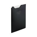 LIHIT LAB AQUA DROPs クリップファイル A5 タテ型 黒 不透明 【×10セット】 【お徳用 まとめ買い お買い得 業務用 割引 セット販売】 文房具・事務用品 文具 オフィス用品 文房具 事務用品 ファイル・バインダー クリップボード・クリップファイル