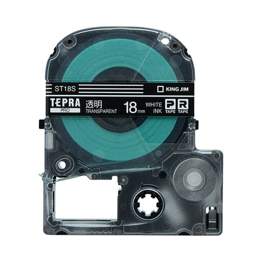 【キングジム 事務用品 KING JIM 文具 オフィス用品 文具】 テプラ PRO テープカートリッジ 18mm 透明 / 白文字 ST18S 1個 【×10セット】 【 まとめ買い お買い得 業務用 割引 オフィス用品 文房具 事務用品】 ラベルシール・プリンタ 【キングジム 事務用品 KING JIM 文具 オフィス用品 文具】 テプラ PRO テープカートリッジ 18mm 透明 / 白文字 ST18S 1個 【×10セット】 【 まとめ買い お買い得 業務用 割引 オフィス用品 文房具 事務用品】 ラベルシール・プリンタ