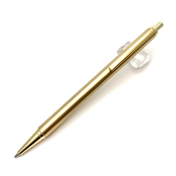 金属 ボールペン/文房具 【真鍮 ゴールドカラー】 日本製 0.7mm 文具 オフィス用品 ステーショナリー『Metal Pen』