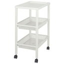【10個セット まとめ買い】 キッチンワゴン / ウィルユニットワゴン 【3段 幅33cm】 スリム キャスター付き 日本製 【お徳用 まとめ買い お買い得 業務用 割引 セット販売】