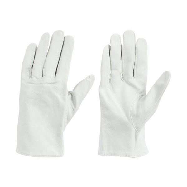 東和コーポレーション 牛表革 クレスト M ホワイト 472-M 1双 【×3セット】 【お徳用 まとめ買い お買い得 業務用 割引 セット販売】 （ 掃除用品 文房具・事務用品 生活雑貨 オフィス用品 日用品雑貨 日用消耗品 文房具 お掃除 ）