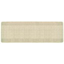 【お徳用セット 12個セット 】 洗いやすいキッチンマット / インテリアマット 【60cm×180cm】 ベージュ ループタイプ 日本製 『優踏生』 【お徳用 まとめ買い 割引 セット販売】 キッチン用品・食器・調理器具 日用雑貨・キッチン用品 キッチン 食器 キッチンマット(3)