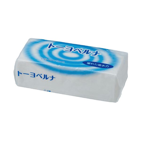 トーヨ ベルナ ペーパータオル 150組 （300枚）×48個入 （ 掃除用品 文房具・事務用品 生活雑貨 オフィス用品 日用品雑貨 日用消耗品 文房具 お掃除 ）