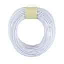 カラーゴム (10m巻) 白 【×5セット】 【お徳用 まとめ買い お買い得 業務用 割引 セット販売】