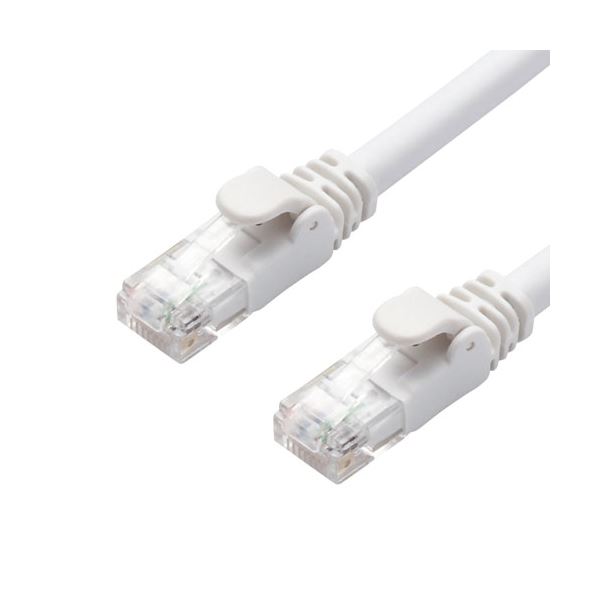 【5個セット お徳用セット】 エレコム LANケーブル / CAT6A / スタンダード / 2m / ホワイト LD-GPA / WH2X5 【お徳用 まとめ買い お買い得 業務用 割引 セット販売】