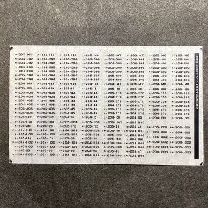 汎用車番インレタ(205系武蔵野線(4)+中原区短編成・鶴見線南武支線)(Nゲージ)