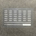 樟葉の13000系前面車番インレタ(後継品→品番863)(Nゲージ)