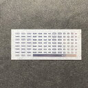 乗務員扉用手かけ表現インレタ(Nゲージ)