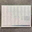 281系・283系車番インレタ(Nゲージ)