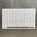 E235系車番インレタ(5) トウ48~50、クラF-01~&J-01~(Nゲージ)
