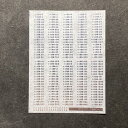 メタリック車番インレタ(国鉄189系)(Nゲージ)