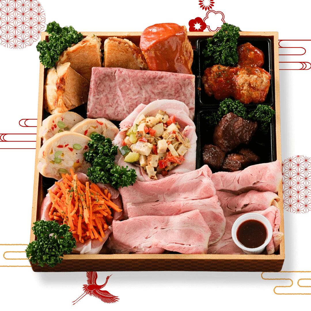 おせち 予約 チルド 瀬戸のもち豚 肉づくしおせち極（3人前）｜瀬戸牧場オリジナルおせち2026　洋 ...