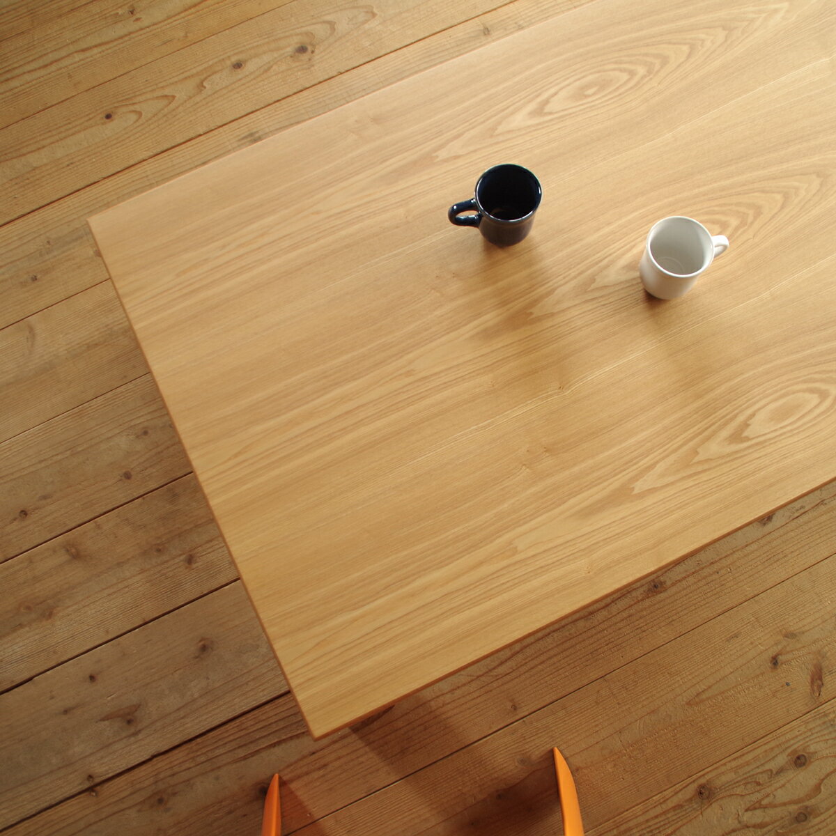 ASKA座卓 120×80 長方形 タモ・ウォールナット|北欧|和風|モダン|シンプル|デザイン||日本製|国産リビングテーブル||センターテーブル|ローテーブル|座卓|折脚|折足| 2