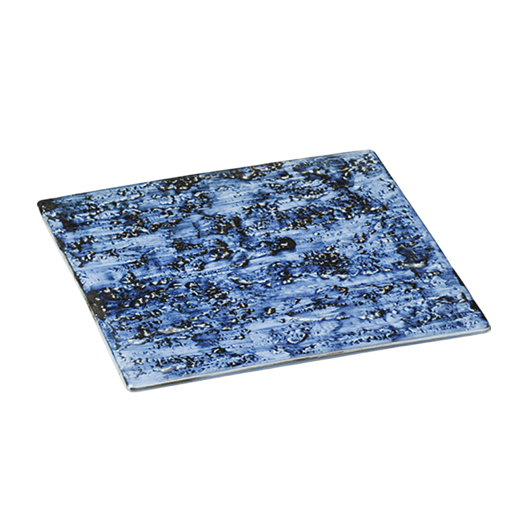 ☆角皿☆ 呉須石肌27正角皿 [270×270×12mm] | 食器 和食器 和皿 カフェ 料亭 業務用 贈答 プレゼント ギフト おしゃれ かわいい お祝い 開店 定食 セット 正方形 四角 正角皿 スクエア(3)