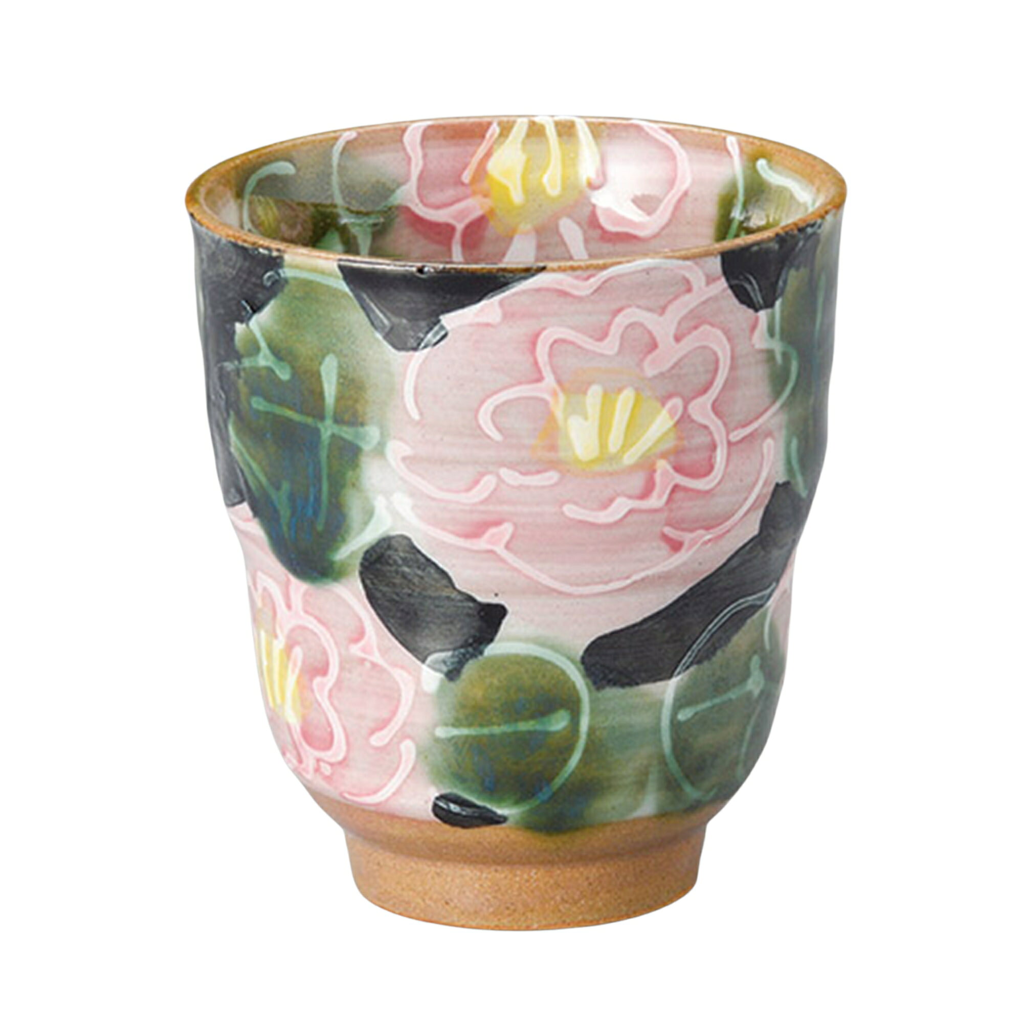 ☆湯呑茶碗☆ 赤いボタン湯呑 [80×85mm] | 食器 和食器 業務用 贈答 プレゼント ギフト おしゃれ かわいい お祝い セット 湯飲み 湯呑み 茶碗 お茶