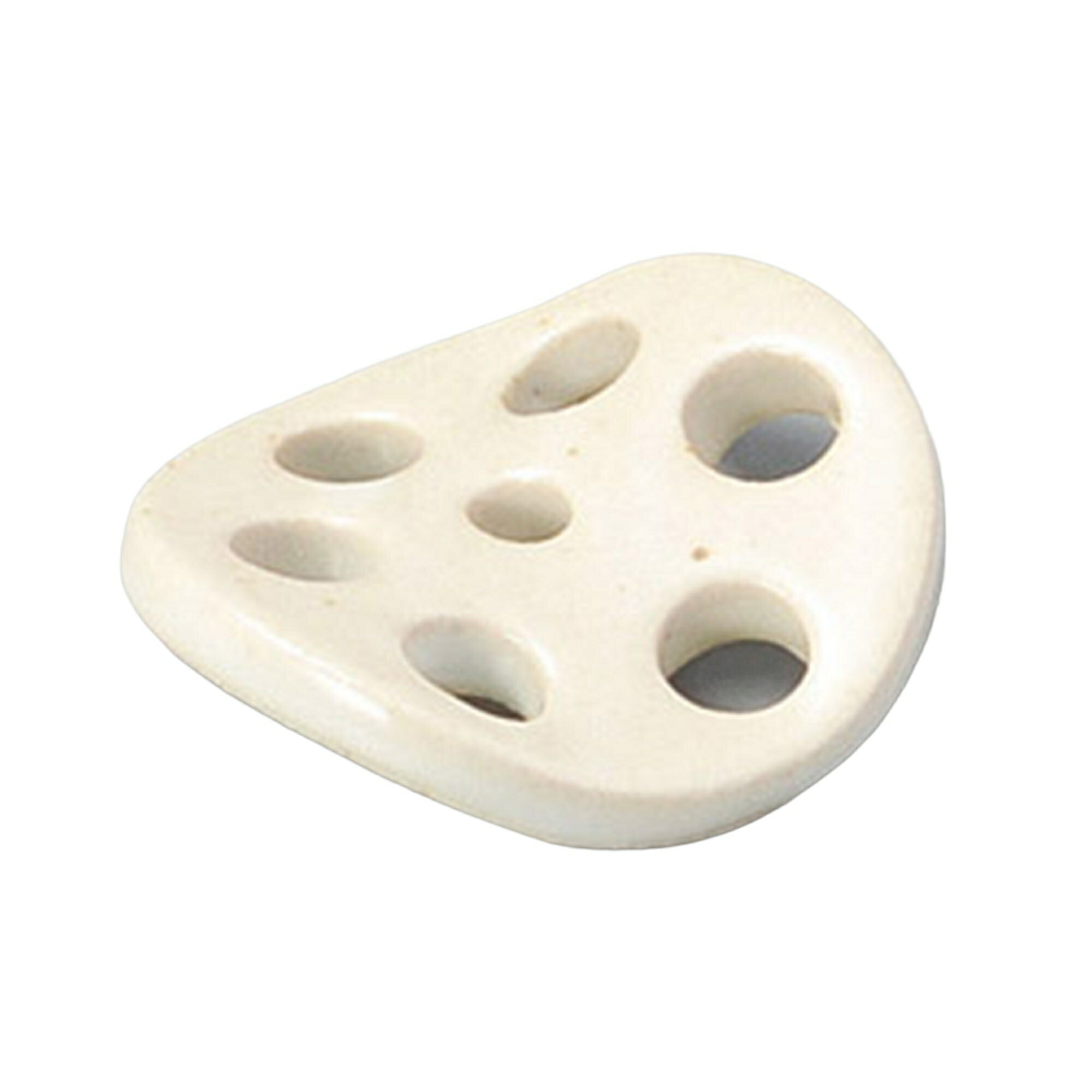 ☆箸置き☆ 手造り 白れんこん箸置 [43×39×11mm] | ホテル カフェ 料亭 業務用 贈答 プレゼント ギフト おしゃれ かわいい 開店 セット 箸置き