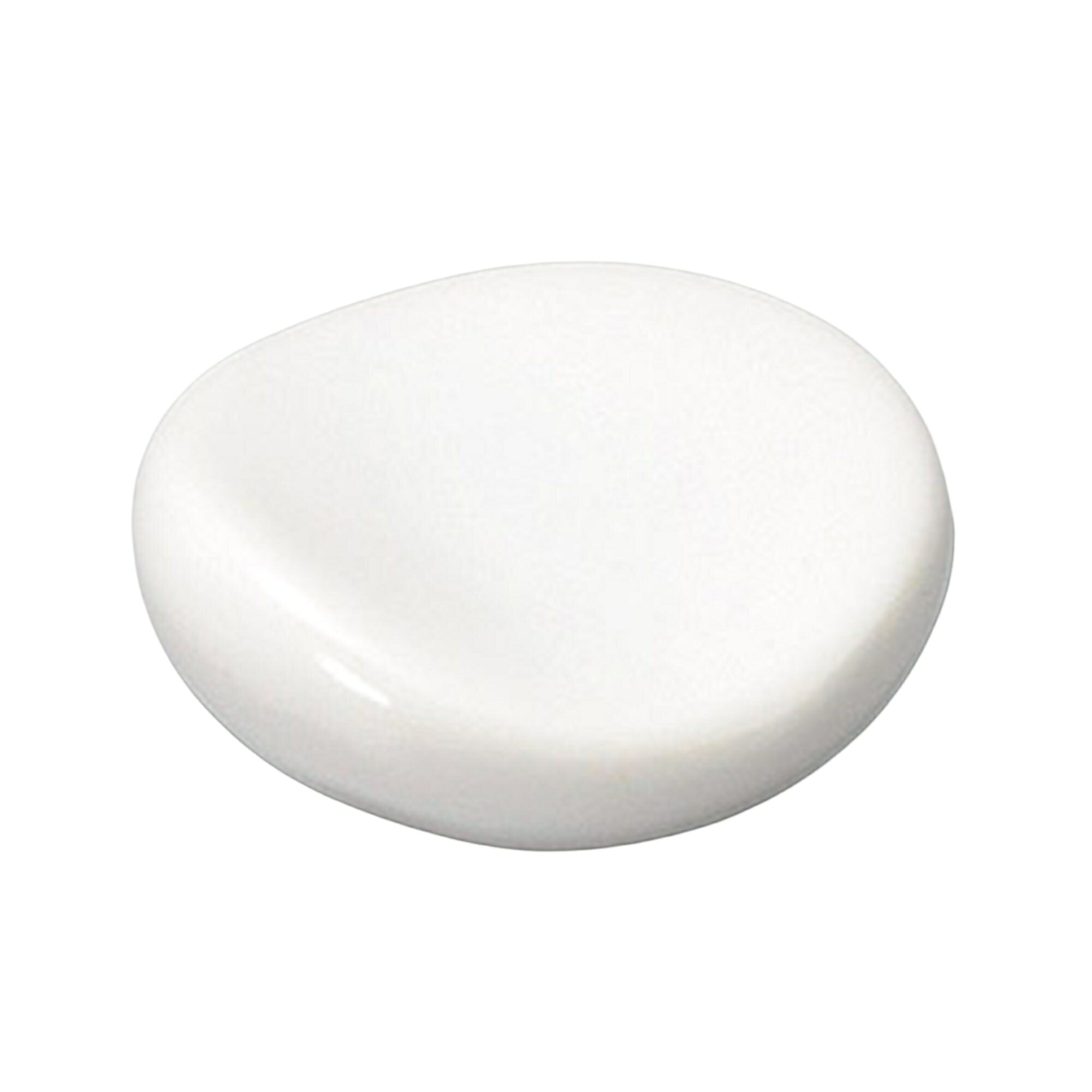 ☆箸置き☆ 白平丸型 箸置 [46×14mm] | ホテル カフェ 料亭 業務用 贈答 プレゼント ギフト おしゃれ かわいい 開店 セット 箸置き