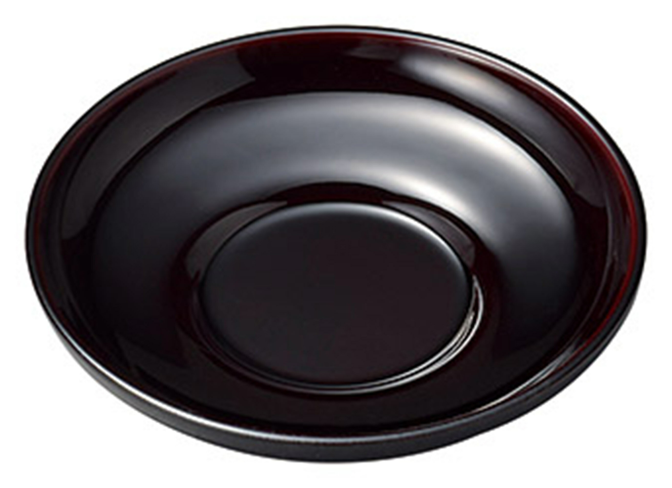 ☆茶托・コースター☆ [P][カ]溜塗 ダルマ11茶托 [110mm] | おしゃれ かわいい かっこいい シンプル モダン セット お茶 煎茶 来客用 お茶出し